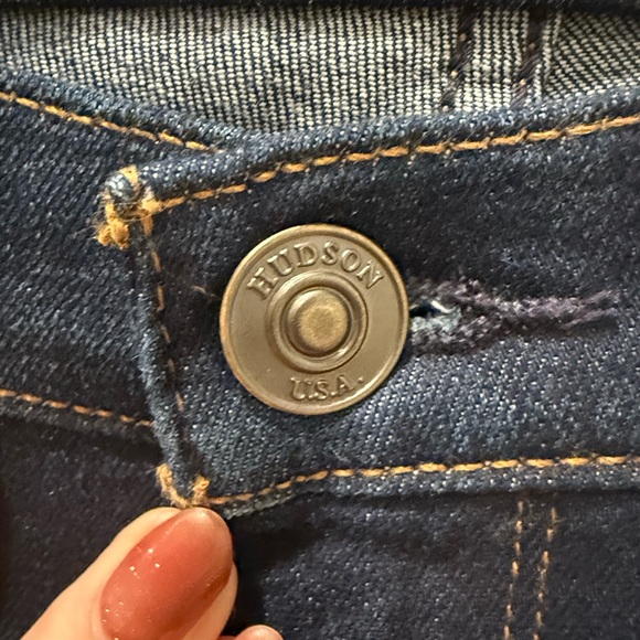 hudson krista super skinny shark bite dark wash - Picture 7 of 9